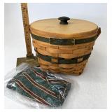 Longaberger Jingle bell with liner, protector