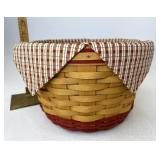 Longaberger Homestead with liner and Protector