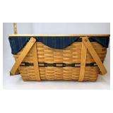 Longaberger CC Family picnic with lid,  liner and