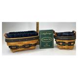 Longaberger Collectors club with liners and