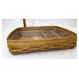 Longaberger Paper tray with divided protector