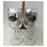 York pewter Custom wine glasses
