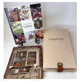 Longaberger Books and fabric samples