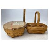 Longaberger Sage with lid parsley with