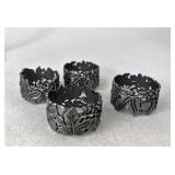Longaberger Pewter napkin rings