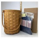 Longaberger Beverage carrier with liner,