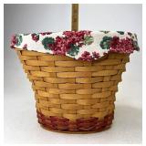 Longaberger Geranium with Liner and Protector