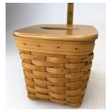 Longaberger Tall tissue with Protector and lid