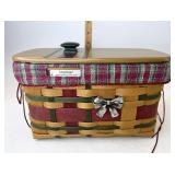 Longaberger Wrap it up with liner protector lid