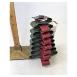 Longaberger Green and red ribbon tree