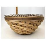 Longaberger Heartwood 10 inch bowl with liner and