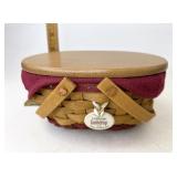 Longaberger Gumdrop with liner protector lid and