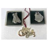 Longaberger Ornaments and tie on