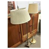 Pair of floor lamps