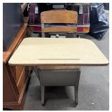 Vintage school desk