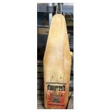 Vintage wooden ironing board