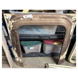 Iron fireplace surround