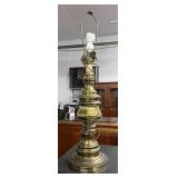 Brass table lamp