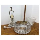 Gorham Bowl glass lamp base and more