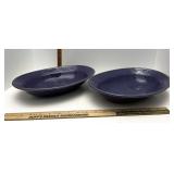 Rachael Ray purple serving bowls