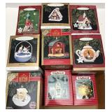 Assorted hallmark ornaments