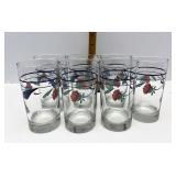 Lenox Poppies on Blue Seven juice glasses