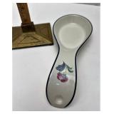Lenox Poppies on Blue Spoon rest