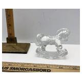 Princess House Lead crystal Rockinghorse