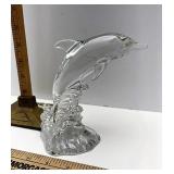 Princess House Lead crystal dolphin