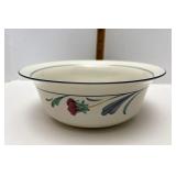 Lenox Poppies on Blue Serving bowl