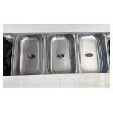 Triple buffet server and warming tray