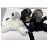 Hand puppets and golf club cover