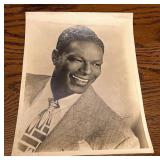 Autographed Nat King Cole photo