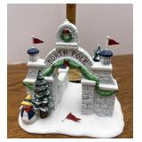 Dept 56 North pole gate Flag needs repaired