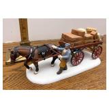 Dept 56 Gourmet chocolates delivery wagon