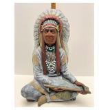 Byron Molds Native American ceramic chief