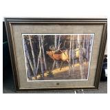 National wild turkey federation framed elk print