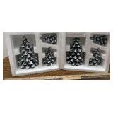 Dept 56 Code cast porcelain evergreen trees