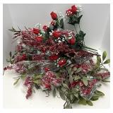 Red Floral decor