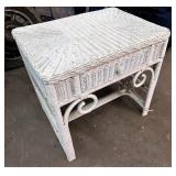 Wicker end table