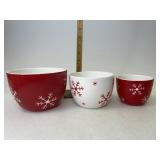 Snowflake bowls