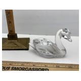 Princess House Lead crystal swan