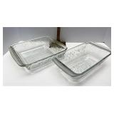 Princess House Fantasia loaf & 8x8 dishes
