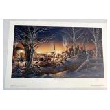 Terry Redlin Night on the town print signed