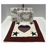Quilted square and stationary