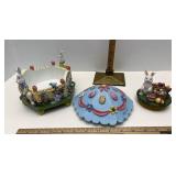 Candle toppers and base