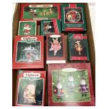 Assorted hallmark ornaments