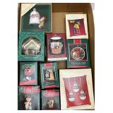Assorted hallmark ornaments