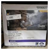 NIB Dark sky wall lantern