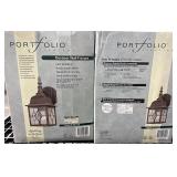 4 appear NIB Outdoor wall fixtures cast aluminum